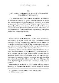 Lápida ibérica de Cabanes y romanas de Almenara, Villarreal y Tarragona / Fidel Fita | Biblioteca Virtual Miguel de Cervantes