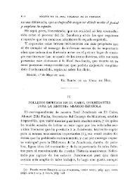 Folletos impresos en El Cairo, interesantes para la historia arábigo-española / Francisco Codera | Biblioteca Virtual Miguel de Cervantes