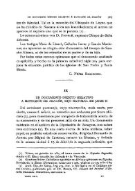 Un documento inédito relativo a Napoleón de Aragón, hijo natural de Jaime II / José María Ramos y Loscertales | Biblioteca Virtual Miguel de Cervantes