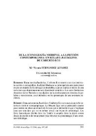 De la iconografía medieval a la ficción contemporánea: un relato, "Baudolino", de Umberto Eco / María Vicenta Hernández Álvarez | Biblioteca Virtual Miguel de Cervantes