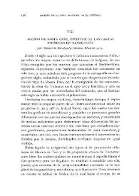 "Alonso de Santa Cruz, inventor de las Cartas esféricas de navegación" por Manuel de Saralegui y Medina. Madrid, 1914 / Antonio Blázquez | Biblioteca Virtual Miguel de Cervantes