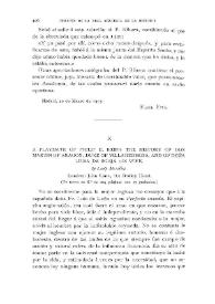 "A Playmate of Philip II, being the history of Don Martin of Aragon, Duke of Villahermosa, and of Doña Luisa de Borja his Wife" by Lady Moreton (London: John Lane, the Bodley Head) (Un tomo en 8.º de 224 páginas con 17 grabados) / El Marqués de Villa-Urrutia | Biblioteca Virtual Miguel de Cervantes