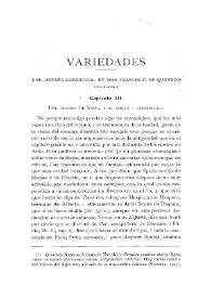 The "España Defendida" by Don Francisco de Quevedo [II] / R. Selden Rose | Biblioteca Virtual Miguel de Cervantes