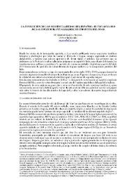 La evolución de las nomenclaturas del español: el "Vocabulario de las voces más usuales" (1839) de Emanuel del Mar / Mª Ángeles García Aranda | Biblioteca Virtual Miguel de Cervantes