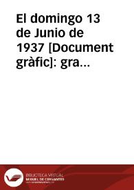 El domingo 13 de Junio de 1937 : gran concentración provincial de mujeres antifascistas. Contra la invasión extranjera | Biblioteca Virtual Miguel de Cervantes