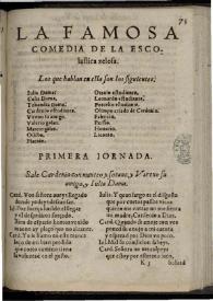 La escolastica zelosa | Biblioteca Virtual Miguel de Cervantes