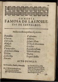 Las pobrezas de Reynaldos | Biblioteca Virtual Miguel de Cervantes