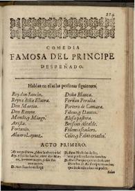 El principe despeñado | Biblioteca Virtual Miguel de Cervantes