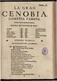 La gran Cenobia | Biblioteca Virtual Miguel de Cervantes