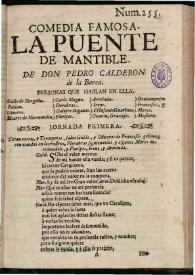 La puente de Mantible | Biblioteca Virtual Miguel de Cervantes