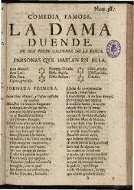 La dama duende | Biblioteca Virtual Miguel de Cervantes