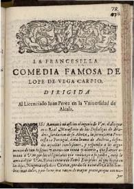 La francesilla | Biblioteca Virtual Miguel de Cervantes