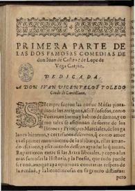 Primera parte de don Iuan de Castro | Biblioteca Virtual Miguel de Cervantes