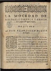 La mocedad de Roldan | Biblioteca Virtual Miguel de Cervantes