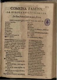 La aurora en Copacabana | Biblioteca Virtual Miguel de Cervantes