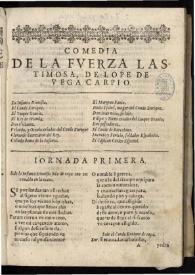 La fuerza lastimosa | Biblioteca Virtual Miguel de Cervantes