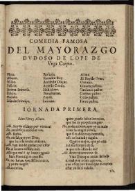 El mayorazgo dudoso | Biblioteca Virtual Miguel de Cervantes