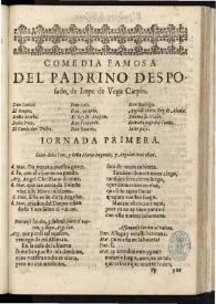 El padrino desposado | Biblioteca Virtual Miguel de Cervantes