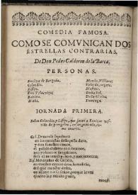 Como se comunican dos estrellas contrarias | Biblioteca Virtual Miguel de Cervantes