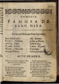 Ello dira | Biblioteca Virtual Miguel de Cervantes