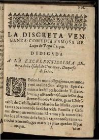 La discreta venganza | Biblioteca Virtual Miguel de Cervantes