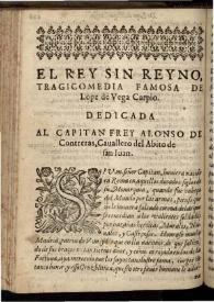 El rey sin reyno | Biblioteca Virtual Miguel de Cervantes