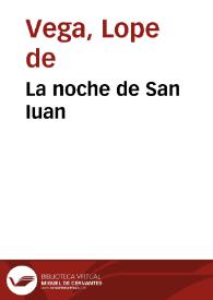 La noche de San Iuan | Biblioteca Virtual Miguel de Cervantes