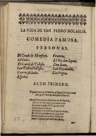 Vida de San Pedro Nolasco | Biblioteca Virtual Miguel de Cervantes