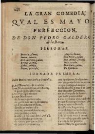 Qual es mayor perfeccion | Biblioteca Virtual Miguel de Cervantes