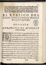 El rustico del cielo / El rústico del cielo | Biblioteca Virtual Miguel de Cervantes