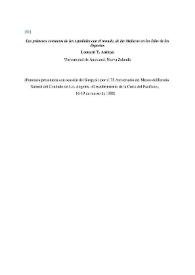 Los primeros contactos de los españoles con el mundo, de las Molucas en las Islas de las Especies / Leonard Y. Andaya | Biblioteca Virtual Miguel de Cervantes