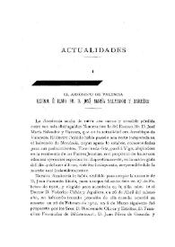 El Arzobispo de Valencia, Excmo. e Ilmo. Sr. D. José María Salvador y Barrera / Juan Pérez de Guzmán y Gallo | Biblioteca Virtual Miguel de Cervantes