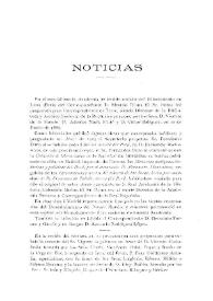 Noticias. Boletín de la Real Academia de la Historia, tomo 75 (diciembre 1919). Cuaderno VI / Juan Pérez de Guzmán y Gallo | Biblioteca Virtual Miguel de Cervantes