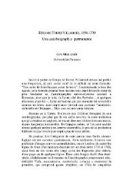 Diego de Torres Villarroel, 1694-1770: Une autobiographie permanente | Biblioteca Virtual Miguel de Cervantes