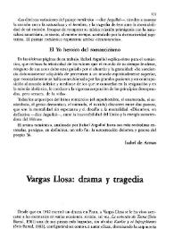 Vargas Llosa : drama y tragedia / Manuel Quiroga | Biblioteca Virtual Miguel de Cervantes