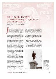 Julio Guillén Tato. La presencia de Jorge Juan en la vida de un marino / Jorge Juan Guillén Salvetti | Biblioteca Virtual Miguel de Cervantes