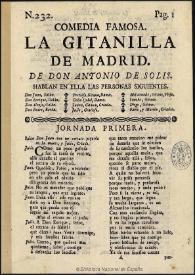 La gitanilla de Madrid [1780] / de don Antonio de Solis | Biblioteca Virtual Miguel de Cervantes