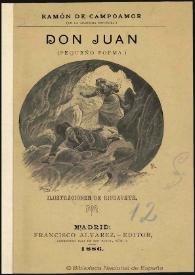 Don Juan : (pequeño poema) / Ramón de Campoamor; Ilustraciones de Riudavets | Biblioteca Virtual Miguel de Cervantes