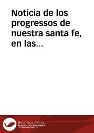 Noticia de los progressos de nuestra santa fe, en las Islas Marianas, llamadas antes de los Ladrones, y de el fruto que han hecho en ellas el Padre Diego Luis de Sanvitores, y sus compañeros, de la Compañia de Iesus, desde 15 de Mayo de 1669 hasta 28 de Abril de 1670 sacada de las cartas, que ha escrito el Padre Diego Luis de Sanvitores, y sus compañeros. | Biblioteca Virtual Miguel de Cervantes