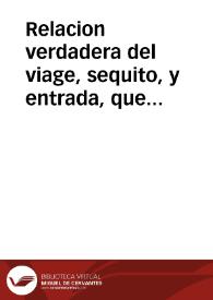 Relacion verdadera del viage, sequito, y entrada, que hizo en Londres el ... Principe de Ligni, de Amblice ... Embaxador extraordinario, al Serenissimo Carlos Segundo, Rey de la gran Bretaña, por la Magestad del Rey Don Felipe Quarto nuestro señor, para darle la norabuena de la posession de sus Reynos, en que al presente se halla. | Biblioteca Virtual Miguel de Cervantes