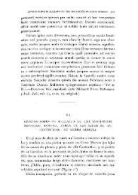 Apuntes sobre el hallazgo de una inscripción sepulcral romana, cerca de las minas de "El Centenillo", en Sierra Morena / Horacio Sandars | Biblioteca Virtual Miguel de Cervantes