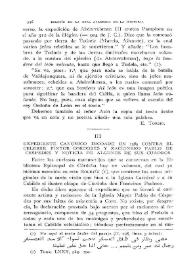 Expediente canónico incoado en 1589 contra el célebre pintor cordobés y racionero Pablo de Céspedes y noticia de algunos de sus cuadros / Enrique Romero de Torres | Biblioteca Virtual Miguel de Cervantes