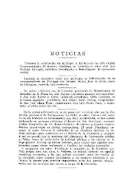 Noticias. Boletín de la Real Academia de la Historia, tomo 83 (julio 1923). Cuaderno I | Biblioteca Virtual Miguel de Cervantes