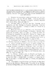 Notas bibliográficas de las publicaciones del excelentísimo señor don Enrique de Leguina y Vidal, barón de la Vega de Hoz, ordenadas cronológicamente. (No se incluyen los artículos insertos en las revistas) /  Vicente Castañeda | Biblioteca Virtual Miguel de Cervantes