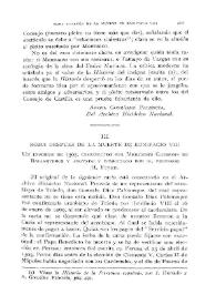 Roma después de la muerte de Bonifacio VIII : un informe de 1305, comunicado por Mecedes Gaibrois de Ballesteros, y anotado y comentado por el profesor H. Finke | Biblioteca Virtual Miguel de Cervantes