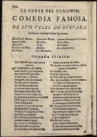 La Corte del demonio / de Luis Velez de Guevara | Biblioteca Virtual Miguel de Cervantes