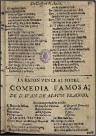 La razon vence al Poder / Don Iuan de Matos Fragoso | Biblioteca Virtual Miguel de Cervantes