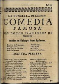 La donzella de labor | Biblioteca Virtual Miguel de Cervantes