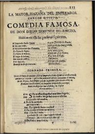 La mayor hazaña del emperador Carlos quinto ... / de don Diego Ximenez de Enciso | Biblioteca Virtual Miguel de Cervantes