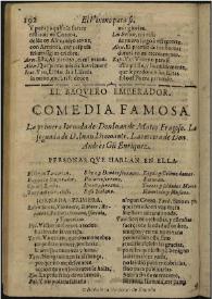 El baquero emperador / la primera iornada de Don Iuan de Matos Fragoso; la segunda de D. Iuan Diamante; la tercera de Don Andrès Gil Enriquez | Biblioteca Virtual Miguel de Cervantes